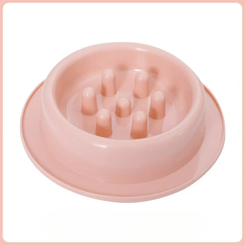 Pet Supplies Cat Supplies Cat Bowl Cat Food Basin Drinking Bowl High Foot Dog Food Bowl Anti-Knock
