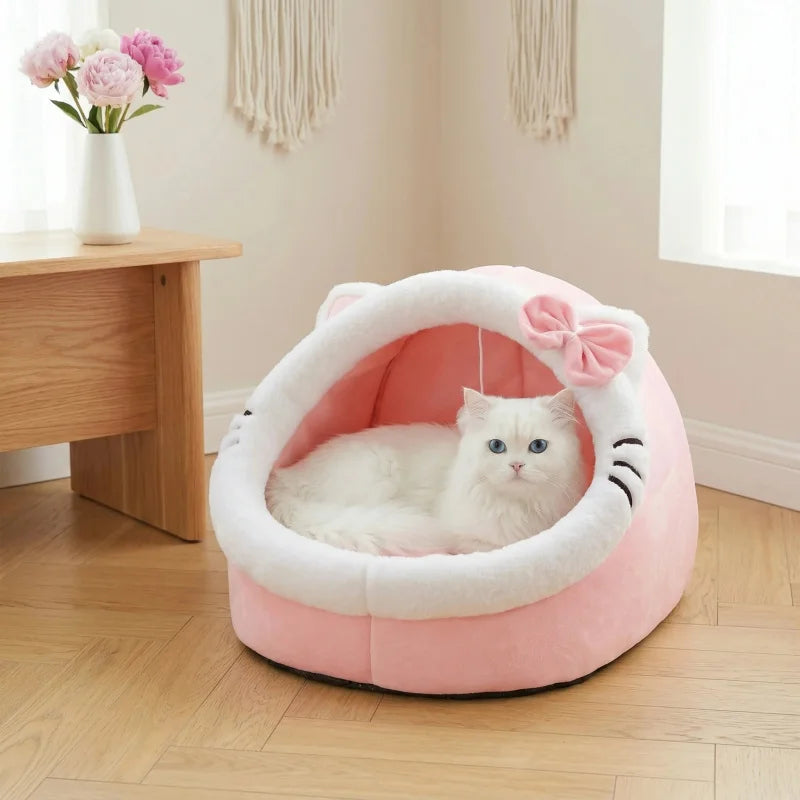 Four Season Universal Cat Bed Cat House Soft Comfortable Pet  Dog Bed Puppy Sleeping Bag Tent Habitats Basket House Pet Supplies