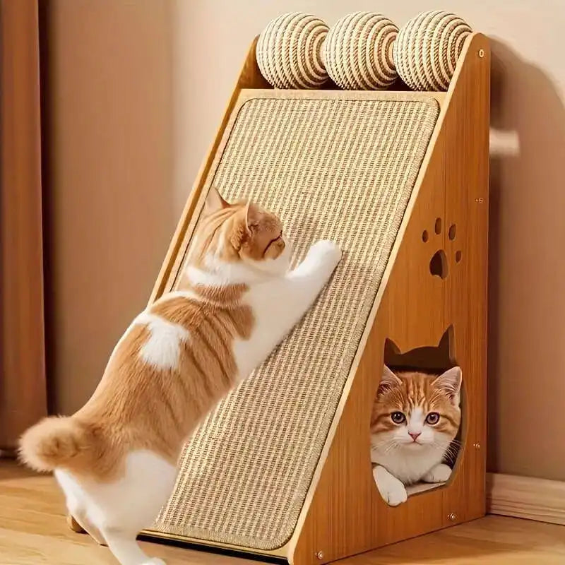 Wall-Mounted Cat Scratcher